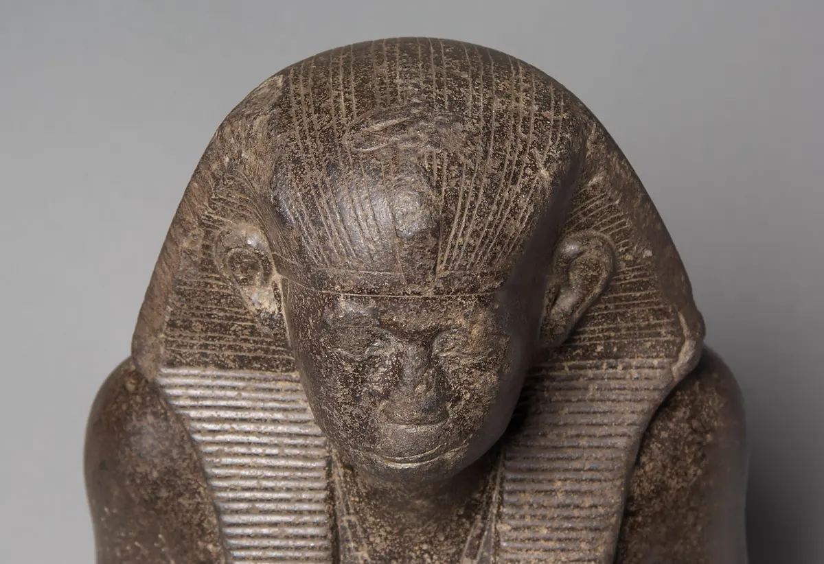 Oberteil einer Statue des Königs Amenemhet III.