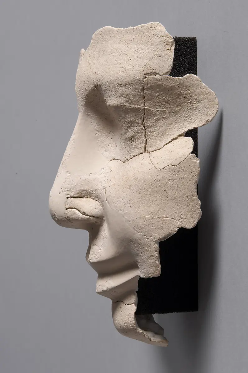 Stucküberzug von menschlichem Schädel