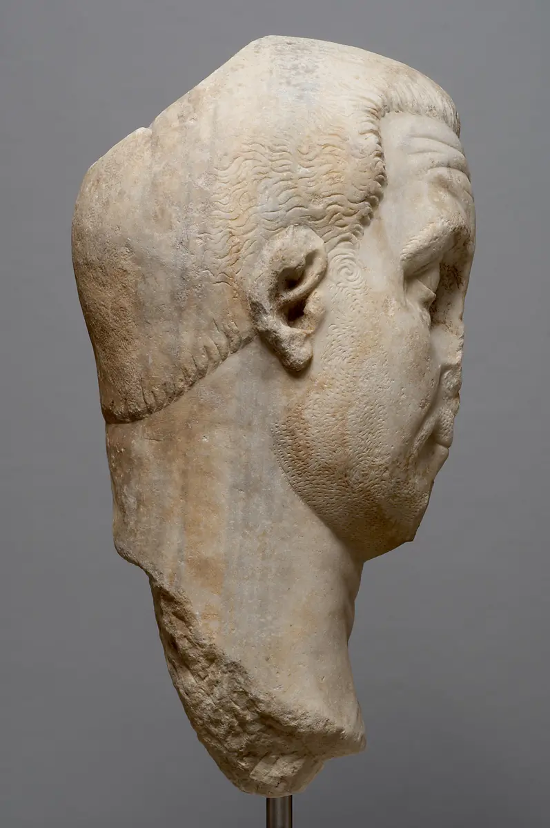 Kolossales Porträt: Kaiser Licinius