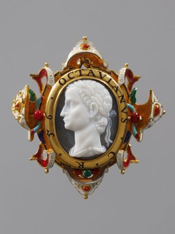 Augustus. Aus einer Serie von zwölf römischen Imperatoren