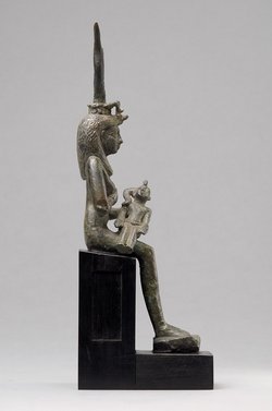 Göttin Isis mit Harpokrates