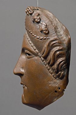Weibliche Gesichtsmaske