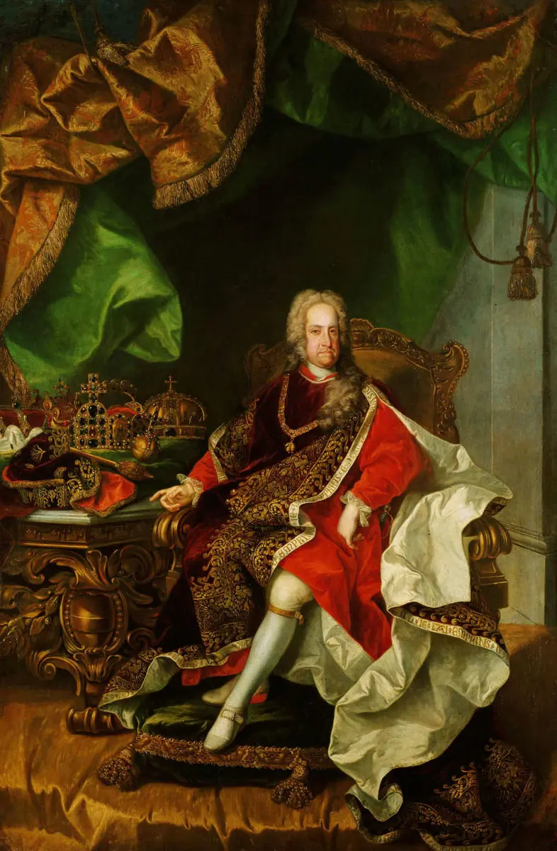 Kaiser Karl VI. (1685-1740) im Vliesornat