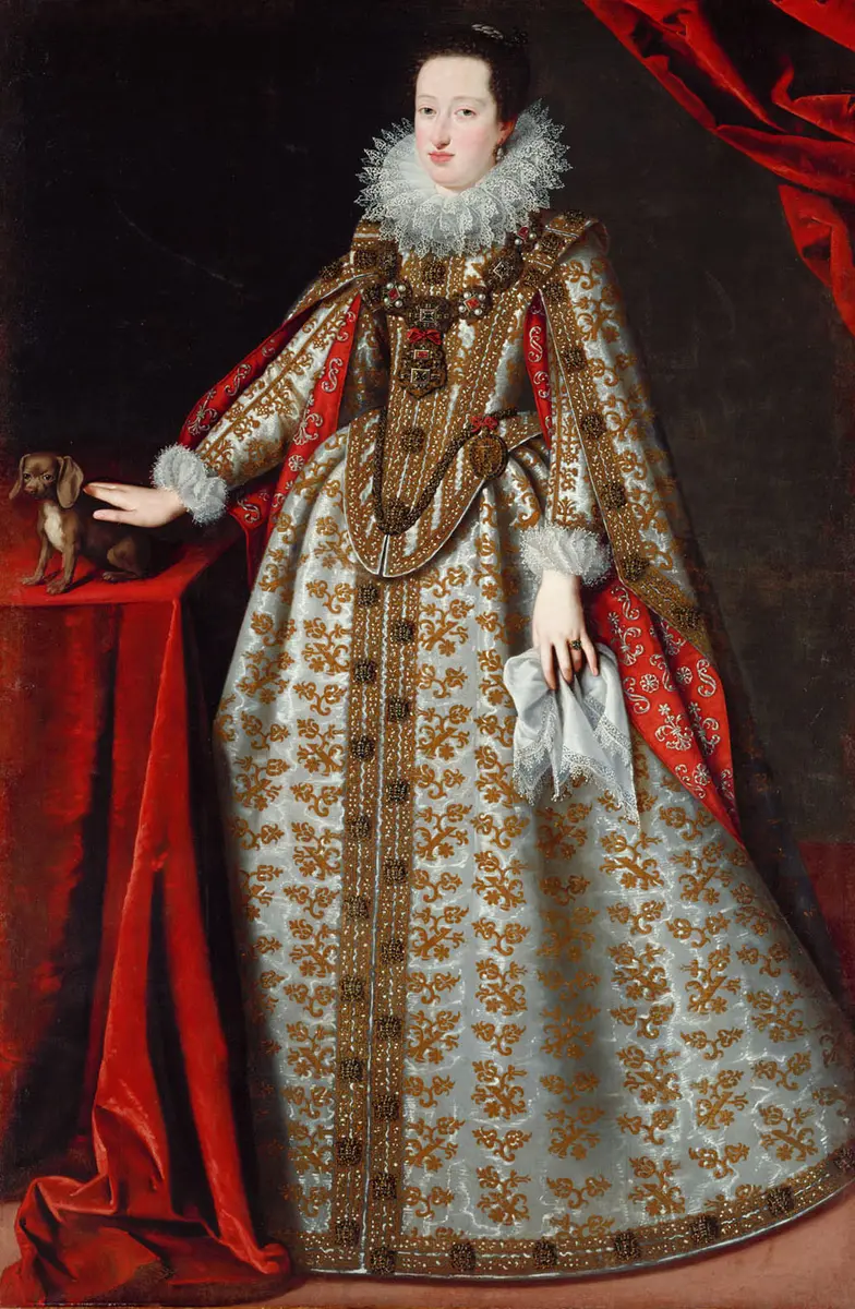 Eleonore von Gonzaga (1598-1655), 2. Gemahlin von Ferdinand II., im Brautkleid
