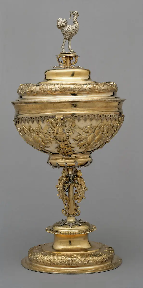 Straußenei-Pokal