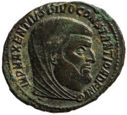 Maxentius für Divus Constantius I.