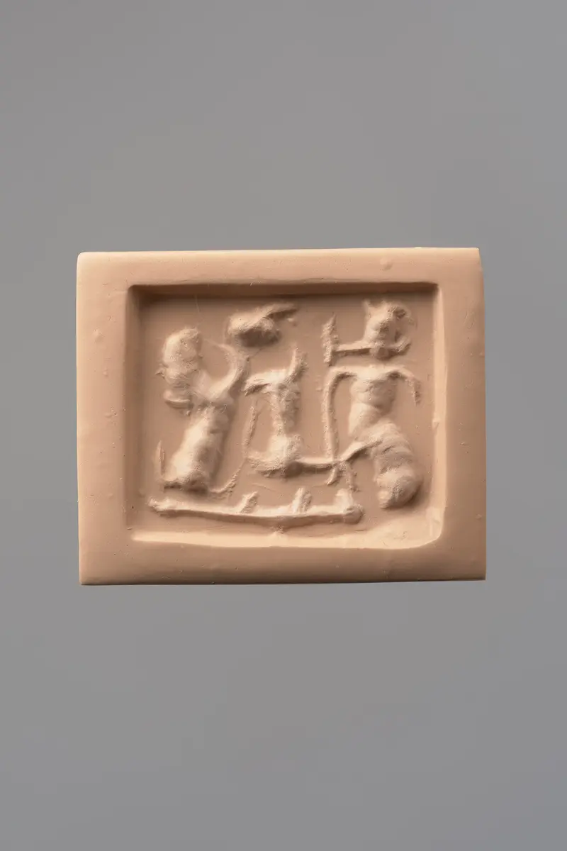 Rechteckige Siegelplatte