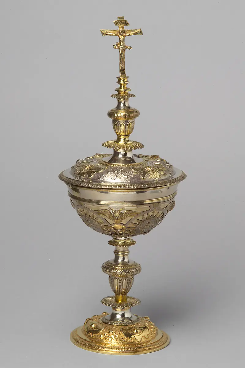 Ciboriumskelch mit Deckel, Liturgisches Gerät, Kelch