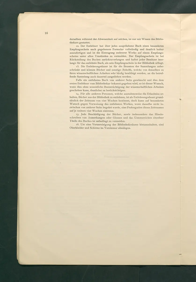 Bestimmungen für den Dienstbetrieb in den kunsthistorischen Sammlungen des Allerhöchsten Kaiserhauses