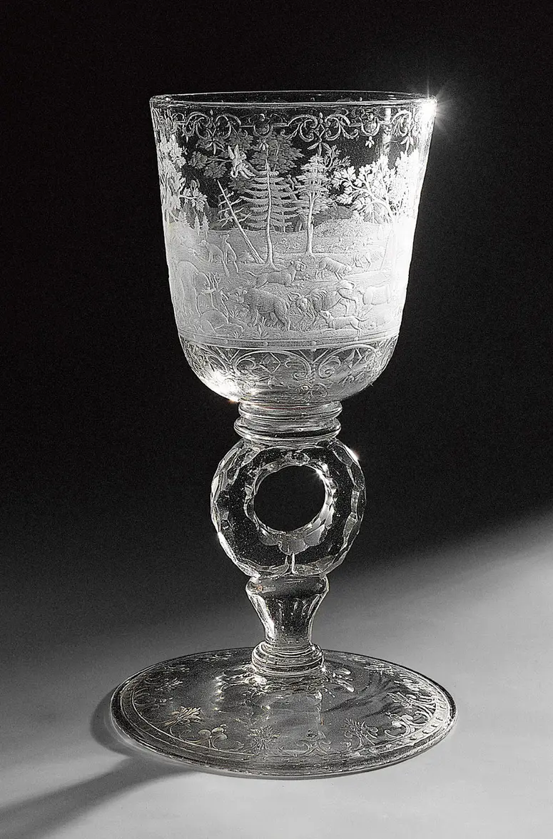Goblet with Depiction of the Animals in Paradise