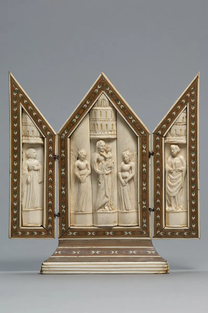 Flügelaltärchen; Triptychon