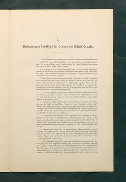 Bestimmungen für den Dienstbetrieb in den kunsthistorischen Sammlungen des Allerhöchsten Kaiserhauses