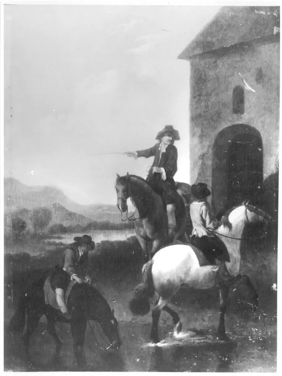 Pferde bei der Schwemme
