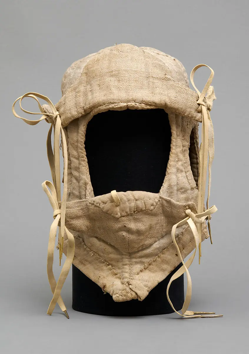 Helmhaube/Innenfutter für einen Stechhelm
