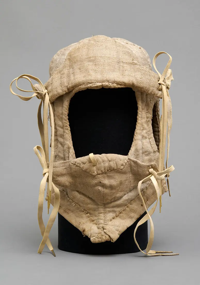 Helmhaube/Innenfutter für einen Stechhelm