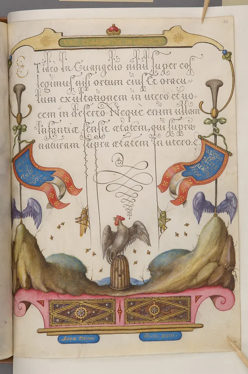 Schriftmusterbuch; 127 Blatt Pergament