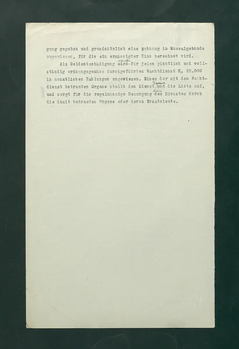 Dienstbestimmungen für den nächtlichen Feuerwachdienst