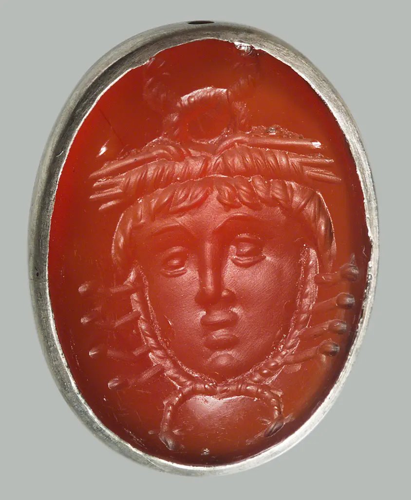Gorgoneion in Vorderansicht