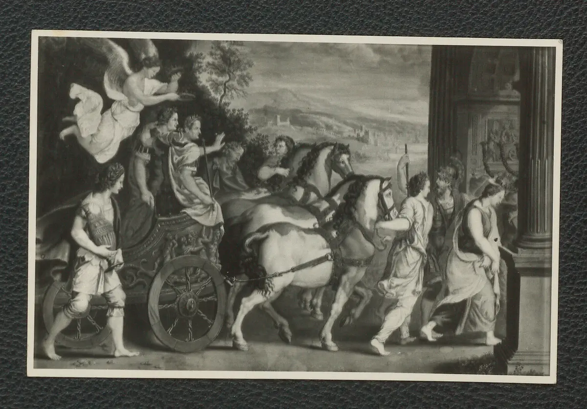 Justin Clovio: Gouache. Triumphzug