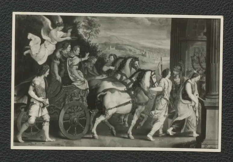 Justin Clovio: Gouache. Triumphzug