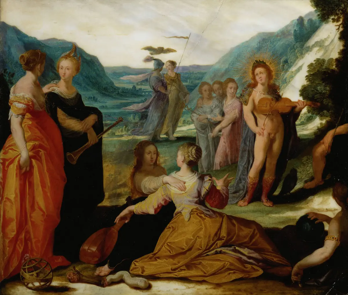 Apollo und die Musen