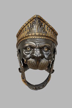 All'antica-Sturmhaube, sog. Löwen-Sturmhaube