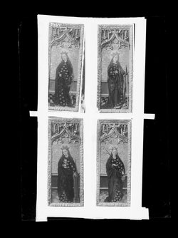 Eggenberger Altar: Die Märtyrerinnen Margaretha, Katharina, Barbara und Dorothea