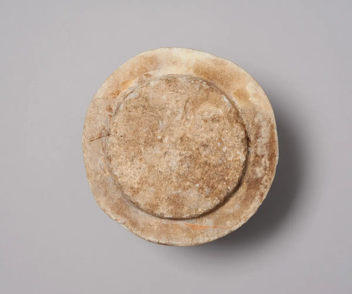 Kanope mit Deckel in Form eines Affenkopfes