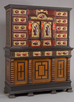 Möbel, Schrank, Kasten, Kabinettschrank, Schildpattschrank