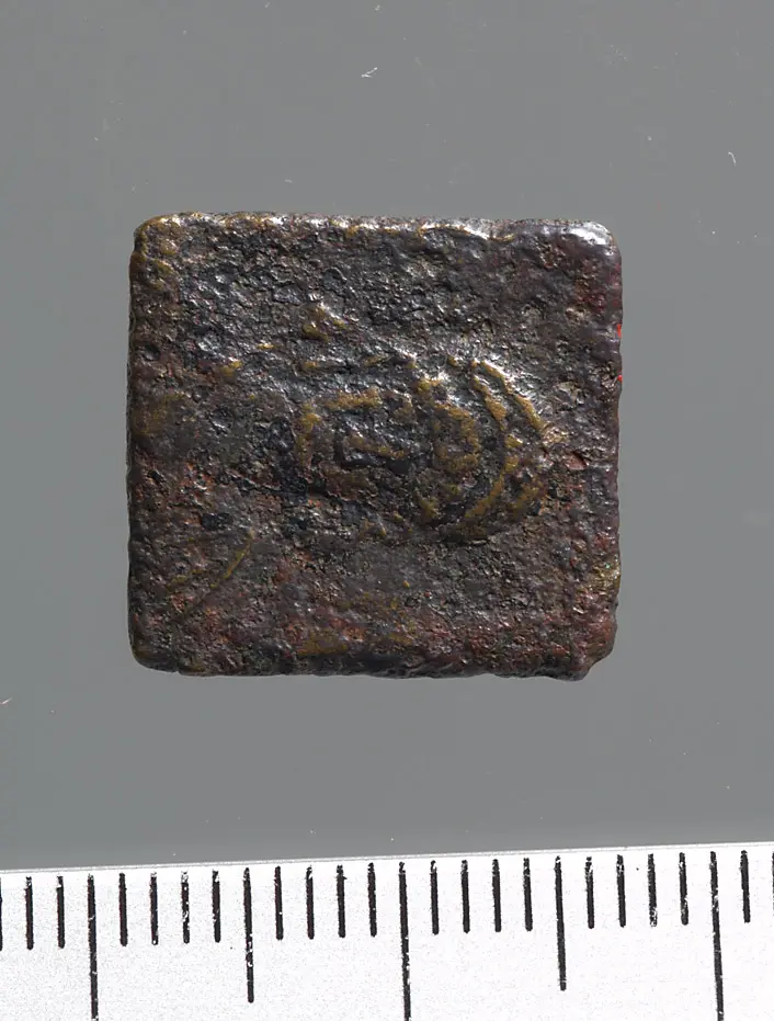 1 Nomisma, Büste und Monogramm