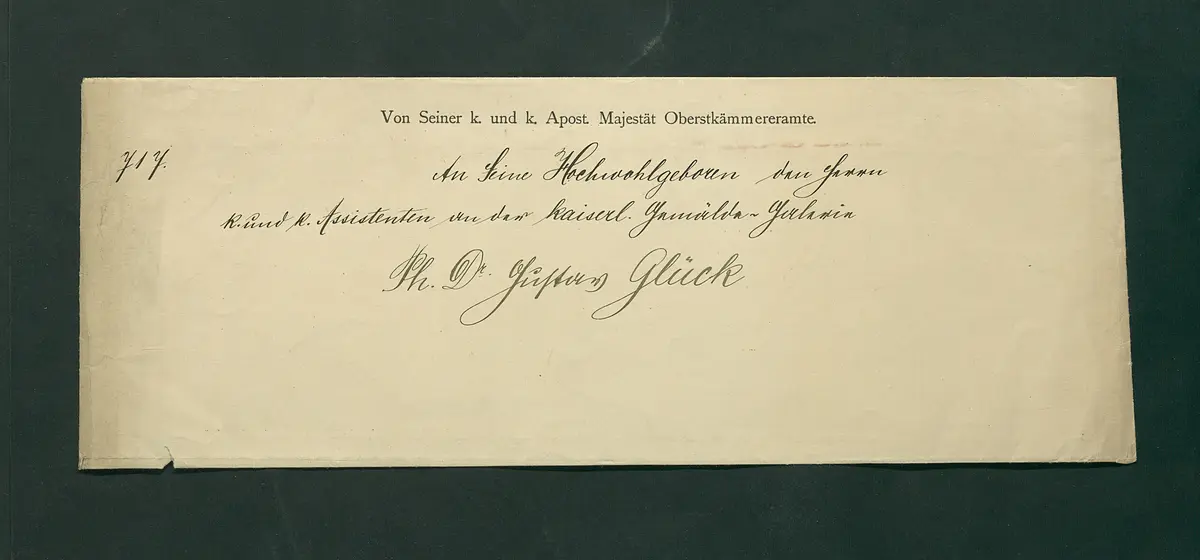 Reglement zur Bilderrestaurierung der Gemäldegalerie (Entwurf)