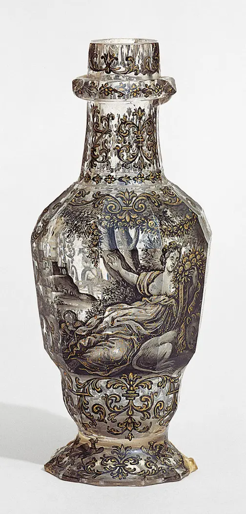 Flask with Allegory of Poetry