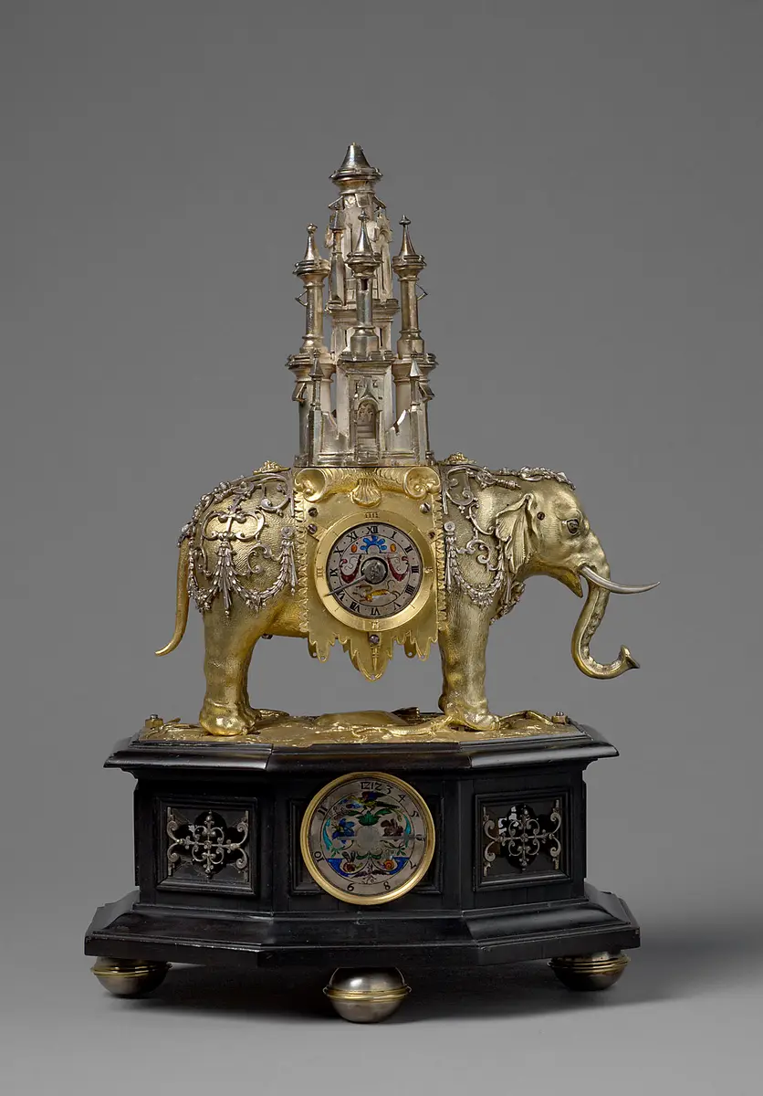 Automaton Clock in the Form of an Elephant