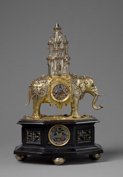 Automaton Clock in the Form of an Elephant