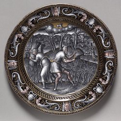 Plate with Depiction of the Month March