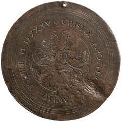 Habsburger: Kaiser Karl V. und König Ferdinand I. / Wappen des Cristof Rothschicz