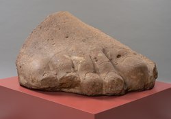 Rechter Vorderfuß einer Kolossalstatue