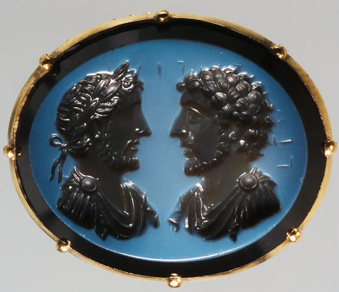 Büsten des Antoninus Pius und des Marc Aurel