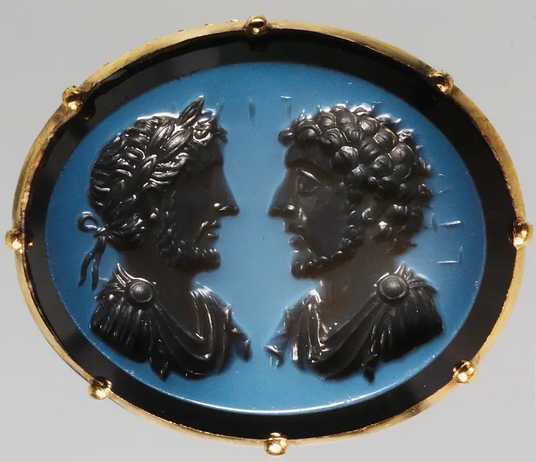 Büsten des Antoninus Pius und des Marc Aurel