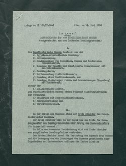 Entwurf einer Dienstordnung für das Kunsthistorische Museum (ausgearbeitet von den leitenden Sammlungsbeamten)