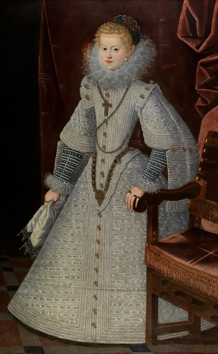 Infantin Maria Anna (1606-1646), Kaiserin, in ganzer Figur