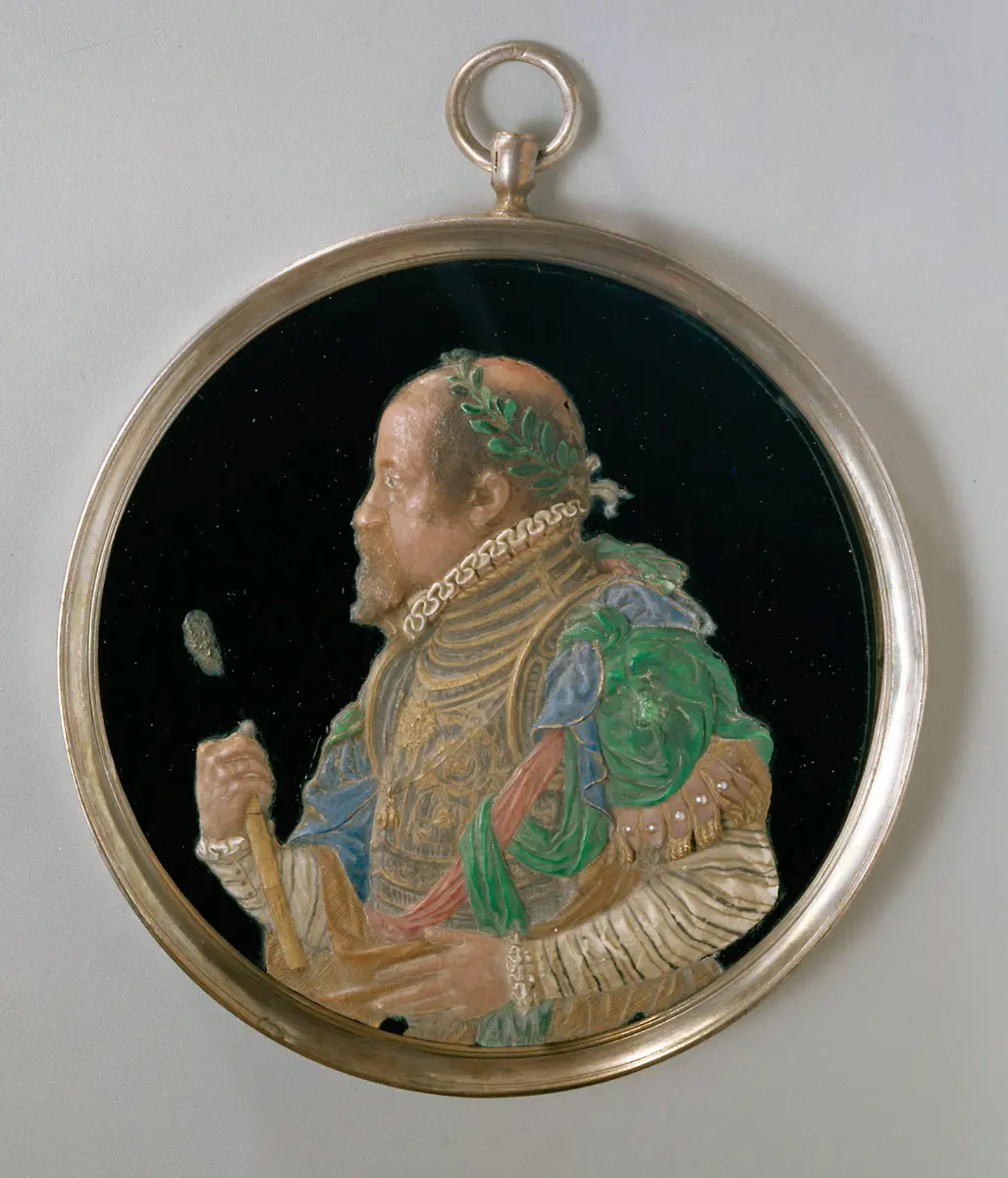 Porträtmedaillon Kaiser Maximilians II.