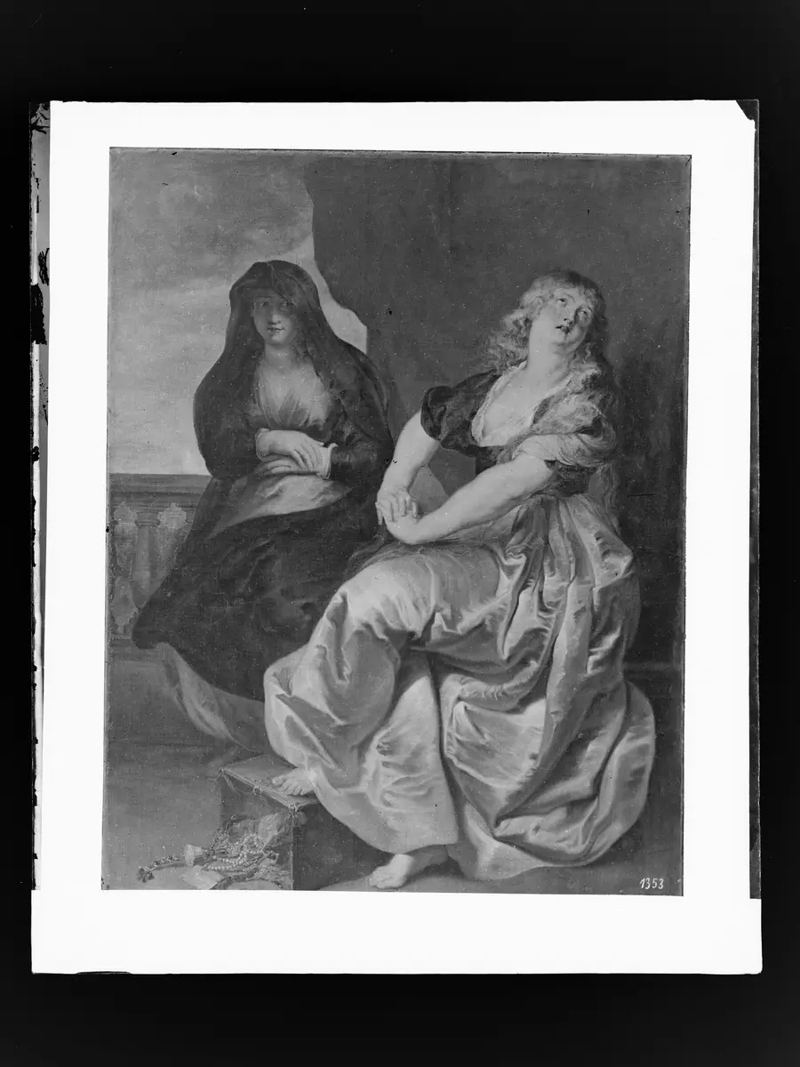 Reuige Magdalena und ihre Schwester Martha