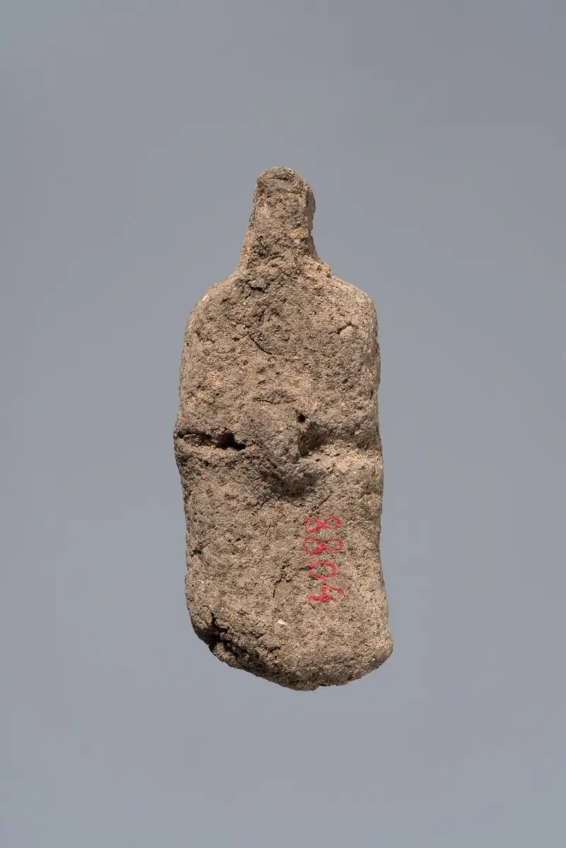 Ächtungsfigur mit Aufschrift