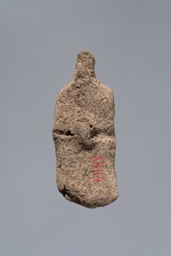 Ächtungsfigur mit Aufschrift