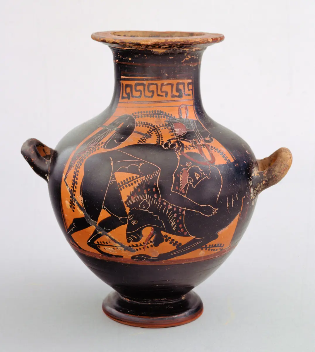 Herakles im Löwenkampf