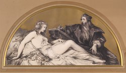 Leonardo da Vinci mit weiblichem Modell