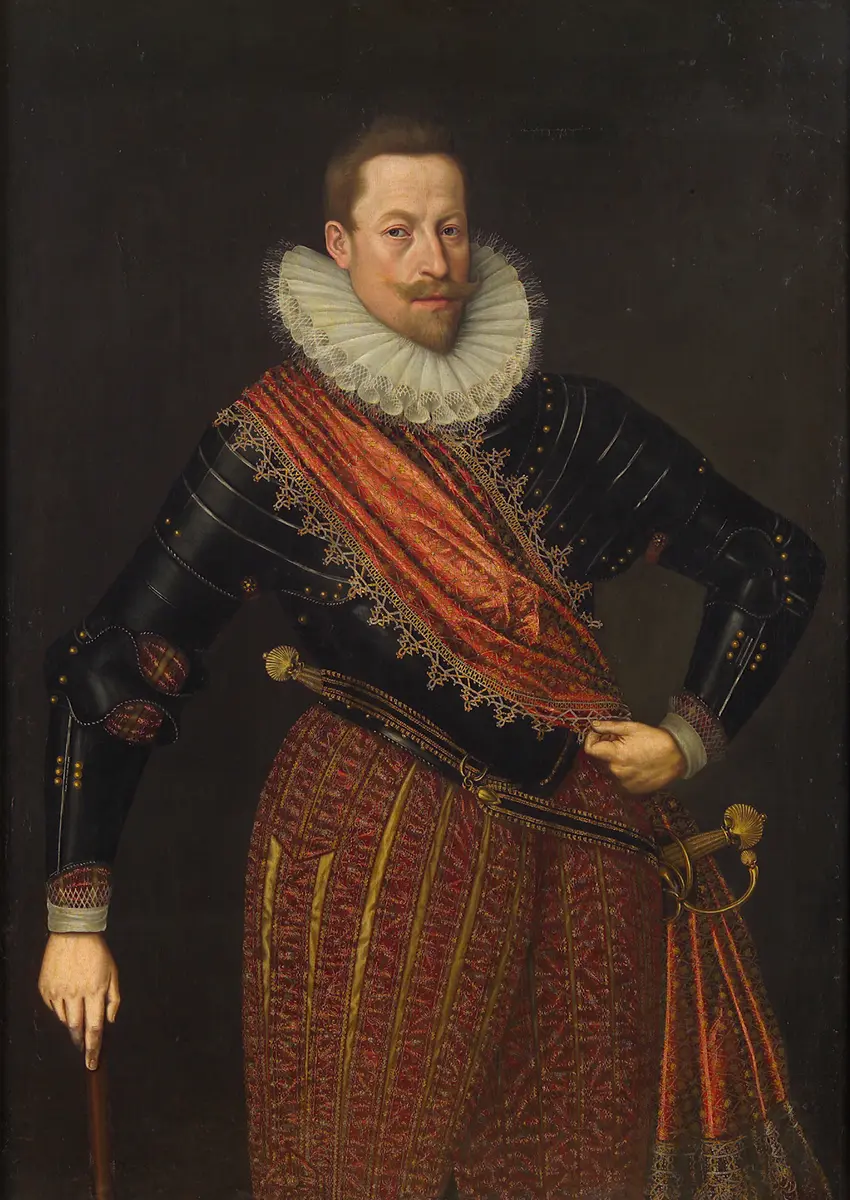 Kaiser Matthias (1557-1619) als Erzherzog, mit Stab, Kniestück