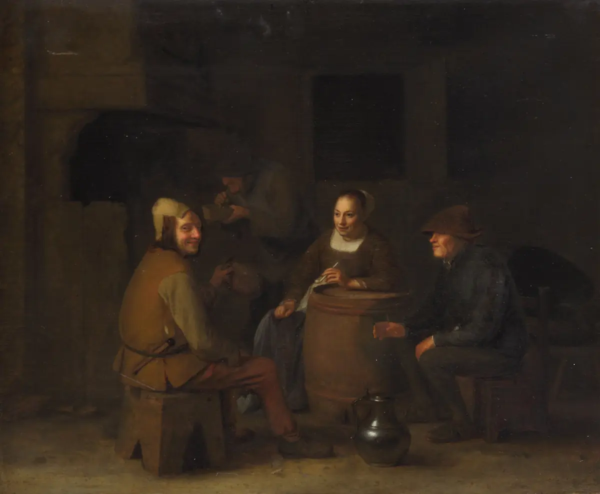 Rauchende Bauern