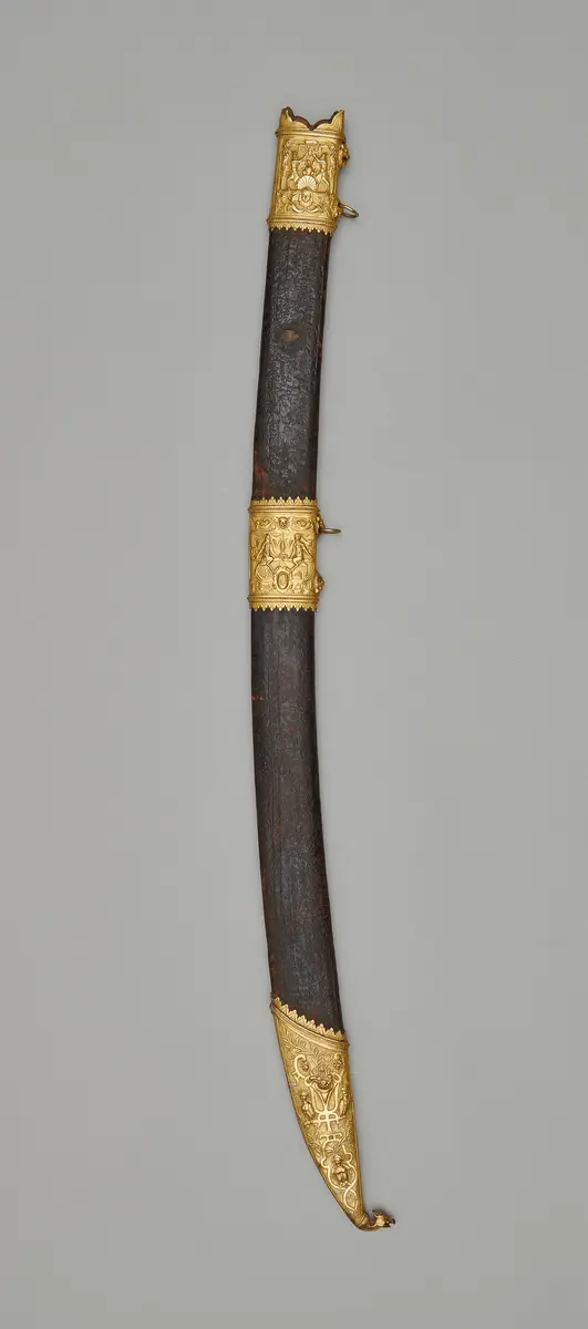 Säbel all’antica, Kordelatsch, Coltelaggio, Malchus, Malchus (mit Scheide)